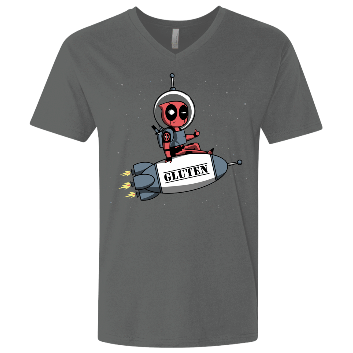 T-Shirts Heavy Metal / X-Small Gluten No More Men's Premium V-Neck