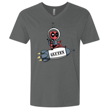 T-Shirts Heavy Metal / X-Small Gluten No More Men's Premium V-Neck