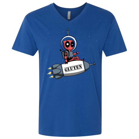 T-Shirts Royal / X-Small Gluten No More Men's Premium V-Neck