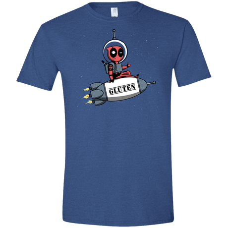 T-Shirts Heather Royal / X-Small Gluten No More Men's Semi-Fitted Softstyle