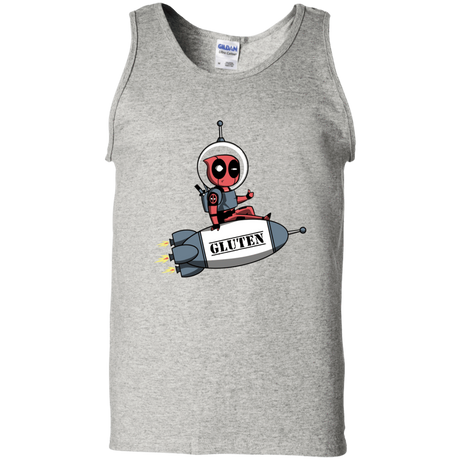 T-Shirts Ash / S Gluten No More Men's Tank Top