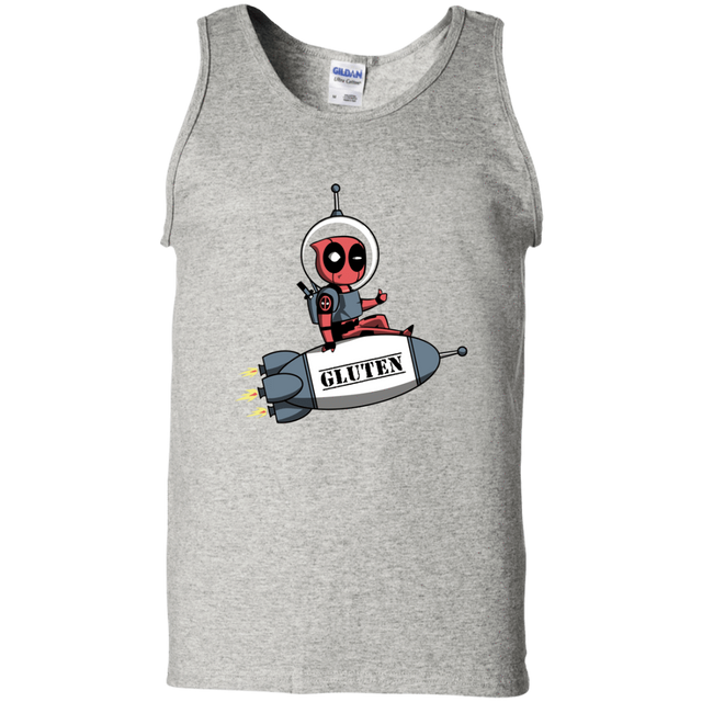 T-Shirts Ash / S Gluten No More Men's Tank Top