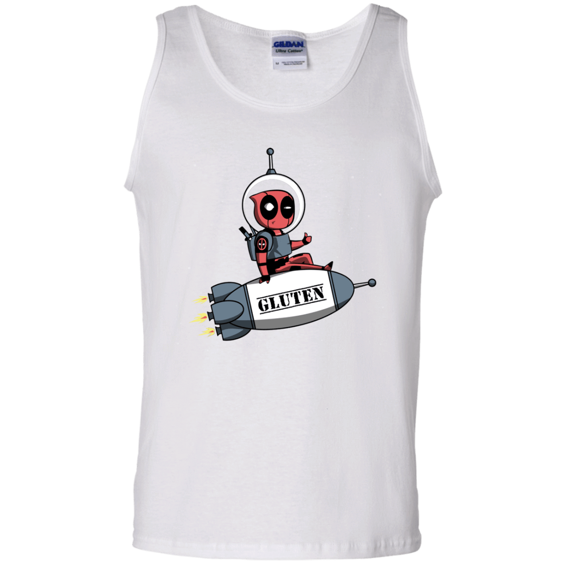 T-Shirts White / S Gluten No More Men's Tank Top