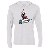 T-Shirts Heather White / X-Small Gluten No More Triblend Long Sleeve Hoodie Tee