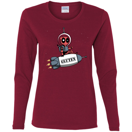 T-Shirts Cardinal / S Gluten No More Women's Long Sleeve T-Shirt