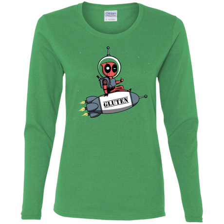 T-Shirts Irish Green / S Gluten No More Women's Long Sleeve T-Shirt