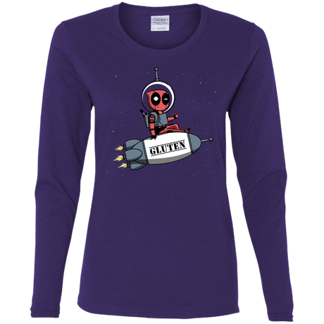T-Shirts Purple / S Gluten No More Women's Long Sleeve T-Shirt