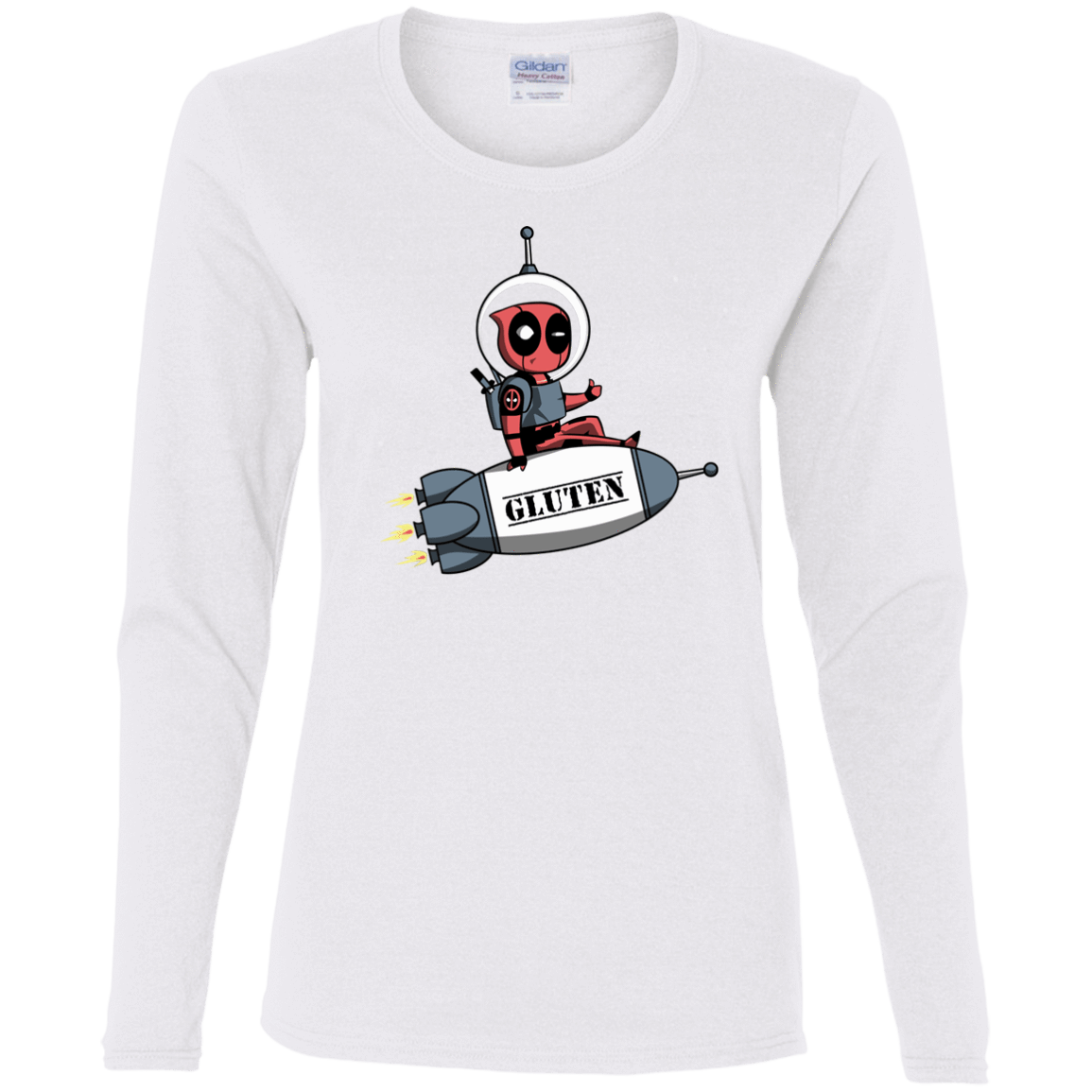 T-Shirts White / S Gluten No More Women's Long Sleeve T-Shirt