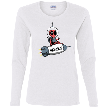 T-Shirts White / S Gluten No More Women's Long Sleeve T-Shirt