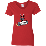 T-Shirts Red / S Gluten No More Women's V-Neck T-Shirt