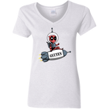 T-Shirts White / S Gluten No More Women's V-Neck T-Shirt