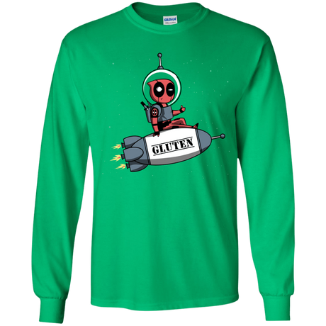 T-Shirts Irish Green / YS Gluten No More Youth Long Sleeve T-Shirt