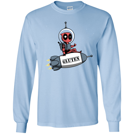 T-Shirts Light Blue / YS Gluten No More Youth Long Sleeve T-Shirt