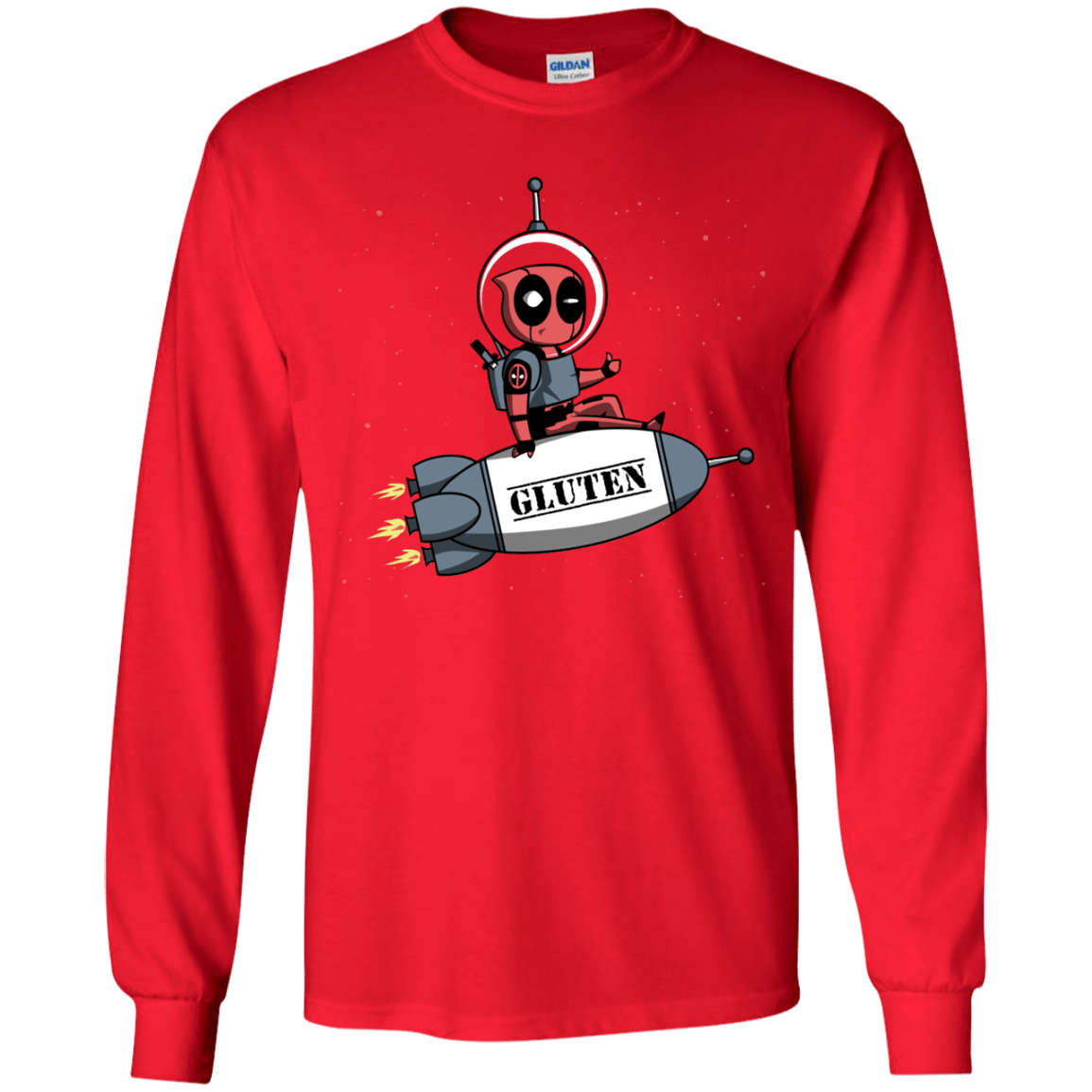T-Shirts Red / YS Gluten No More Youth Long Sleeve T-Shirt