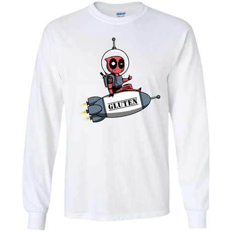 T-Shirts White / YS Gluten No More Youth Long Sleeve T-Shirt