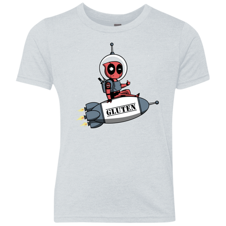 T-Shirts Heather White / YXS Gluten No More Youth Triblend T-Shirt