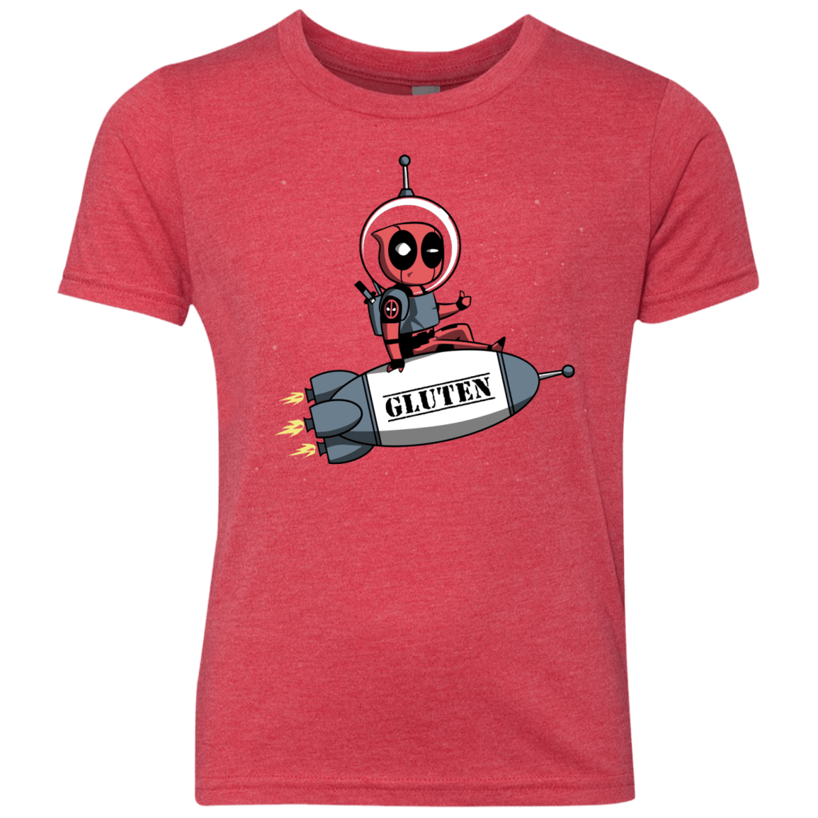 T-Shirts Vintage Red / YXS Gluten No More Youth Triblend T-Shirt