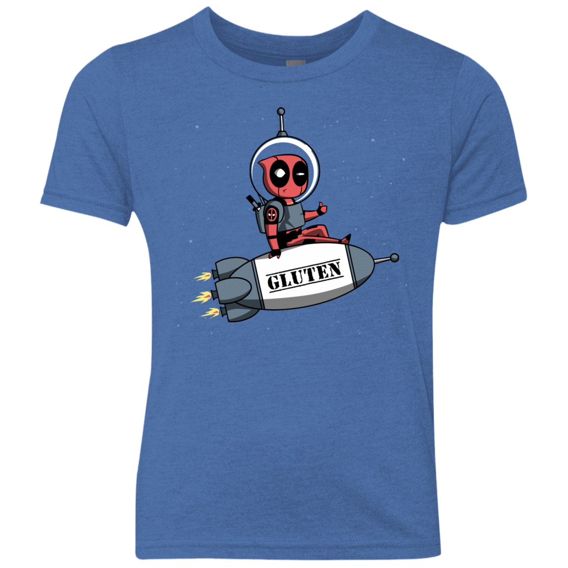 T-Shirts Vintage Royal / YXS Gluten No More Youth Triblend T-Shirt