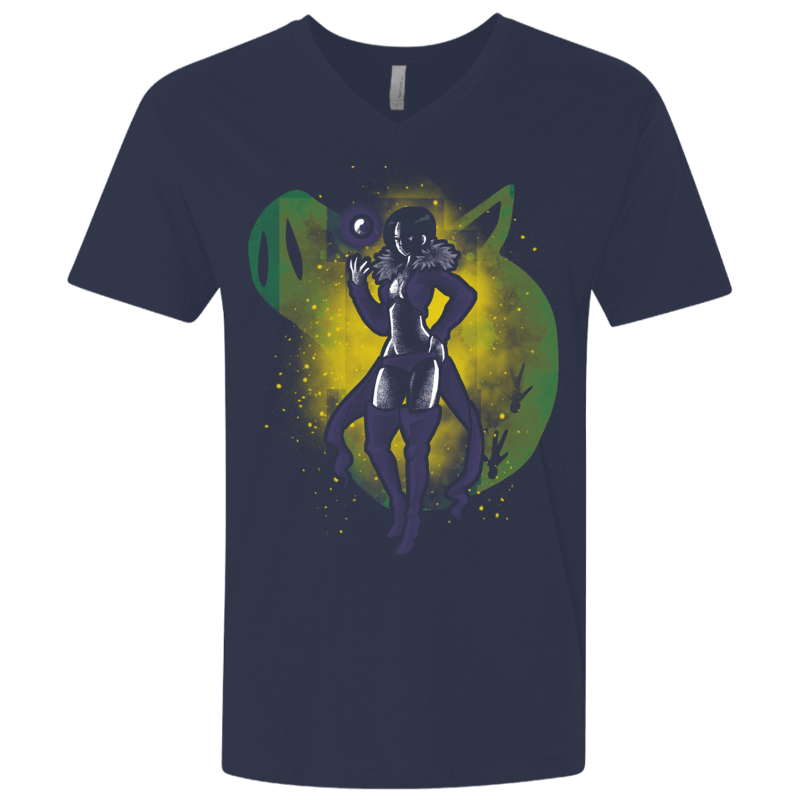T-Shirts Midnight Navy / X-Small Gluttony Hero Men's Premium V-Neck