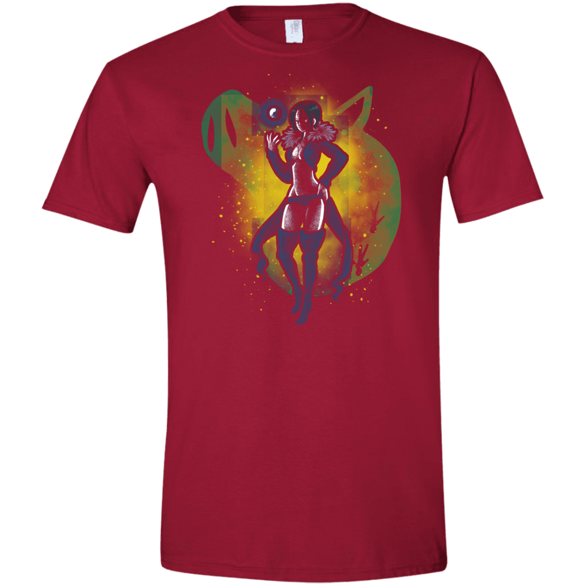 T-Shirts Cardinal Red / S Gluttony Hero Men's Semi-Fitted Softstyle