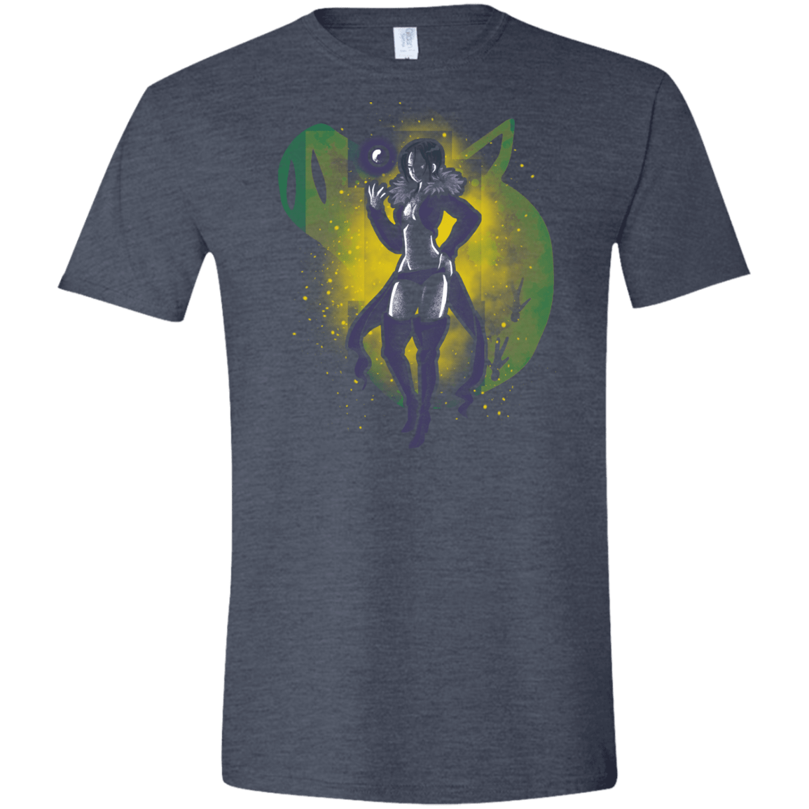 T-Shirts Heather Navy / S Gluttony Hero Men's Semi-Fitted Softstyle