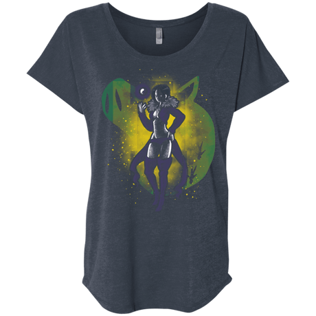 T-Shirts Vintage Navy / X-Small Gluttony Hero Triblend Dolman Sleeve