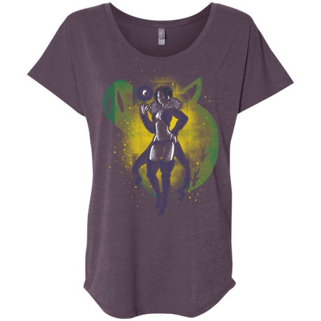 T-Shirts Vintage Purple / X-Small Gluttony Hero Triblend Dolman Sleeve