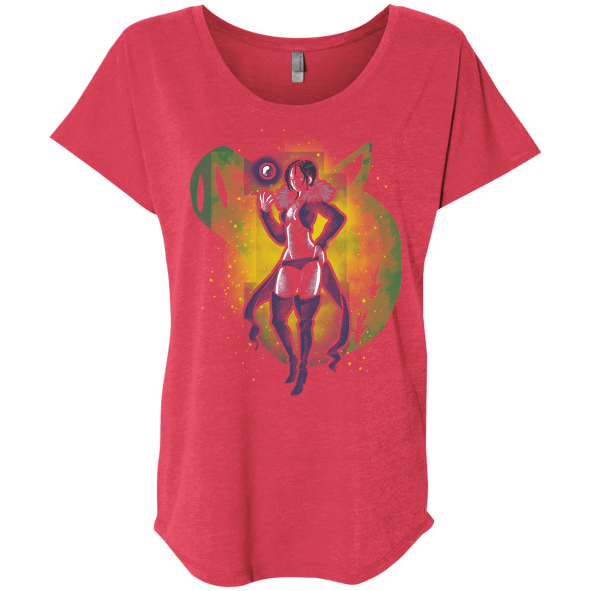 T-Shirts Vintage Red / X-Small Gluttony Hero Triblend Dolman Sleeve