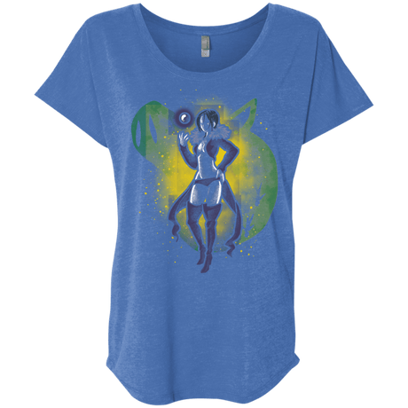 T-Shirts Vintage Royal / X-Small Gluttony Hero Triblend Dolman Sleeve