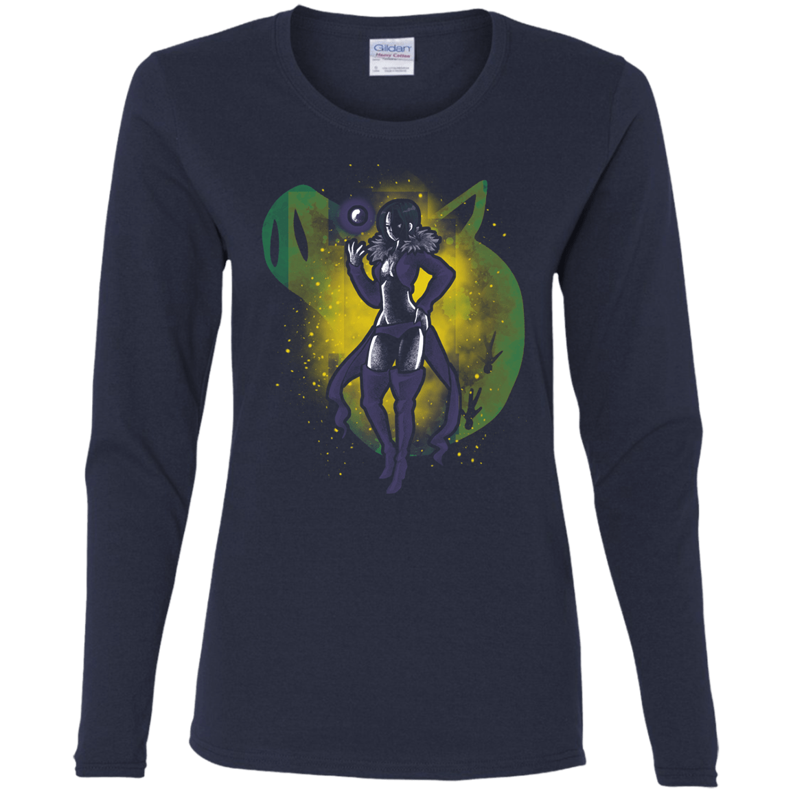 T-Shirts Navy / S Gluttony Hero Women's Long Sleeve T-Shirt
