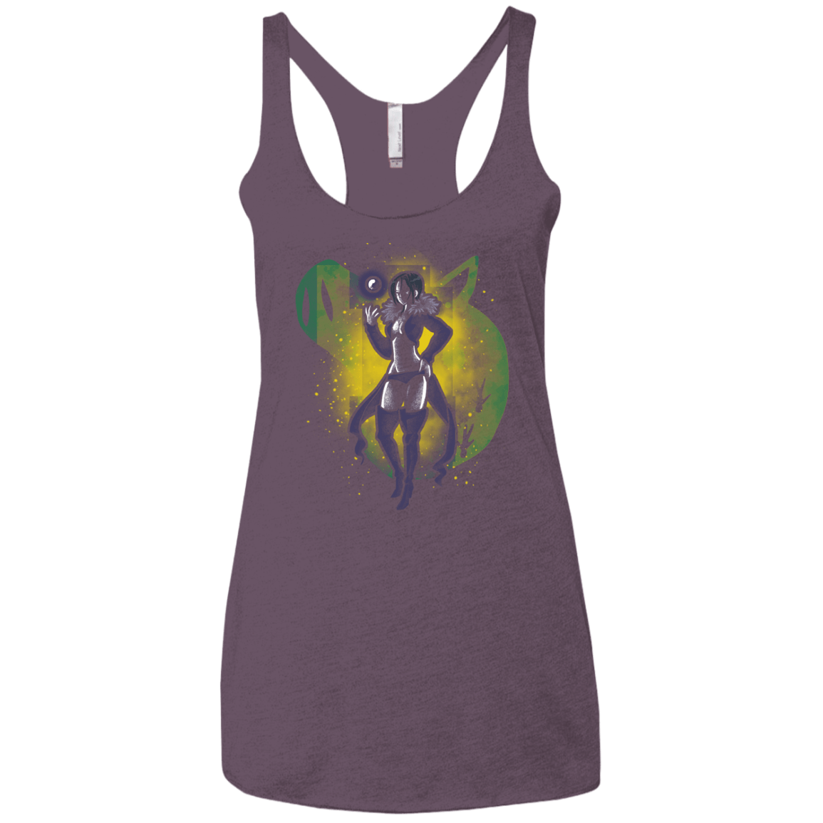 T-Shirts Vintage Purple / X-Small Gluttony Hero Women's Triblend Racerback Tank