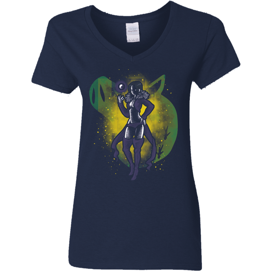 T-Shirts Navy / S Gluttony Hero Women's V-Neck T-Shirt