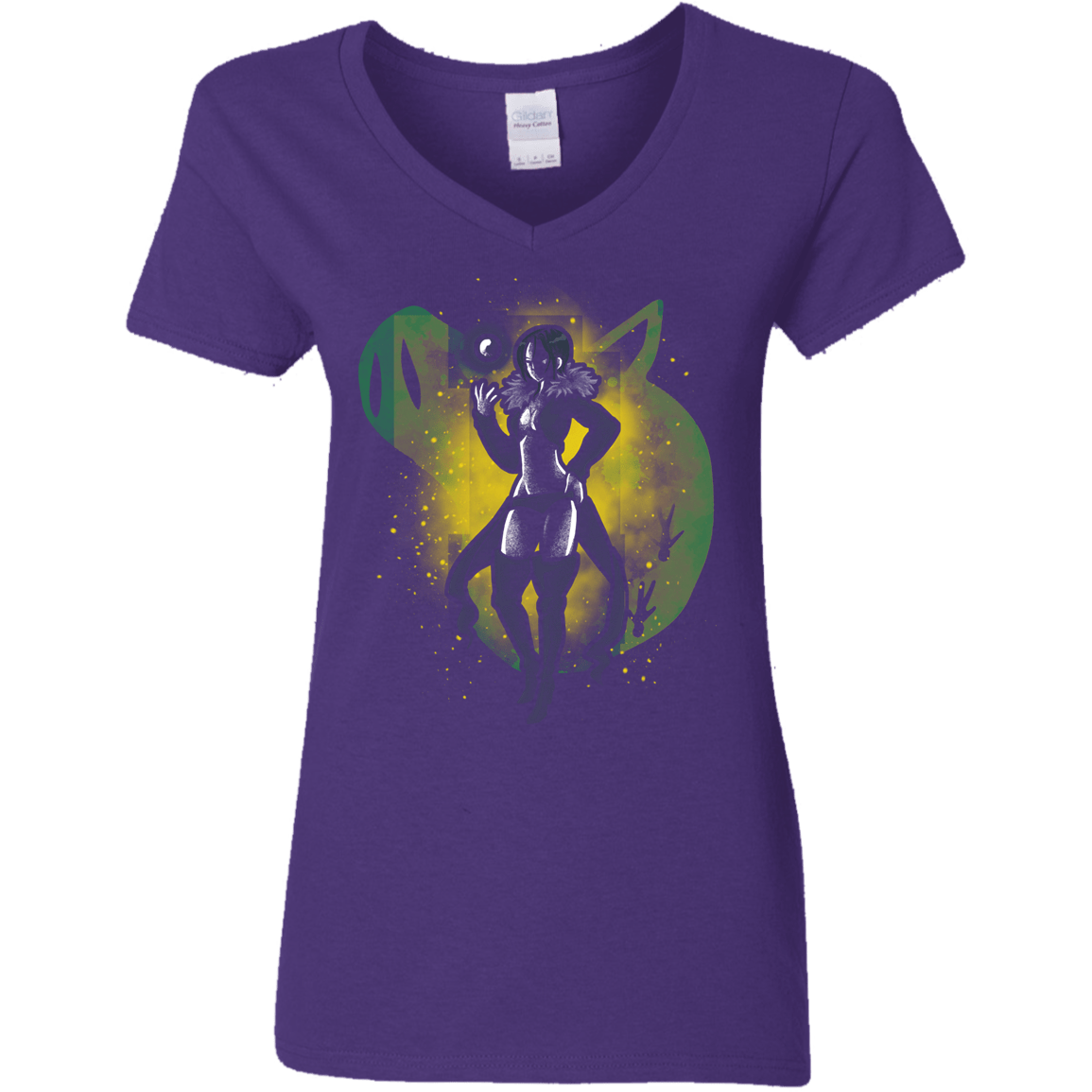 T-Shirts Purple / S Gluttony Hero Women's V-Neck T-Shirt