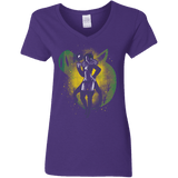 T-Shirts Purple / S Gluttony Hero Women's V-Neck T-Shirt