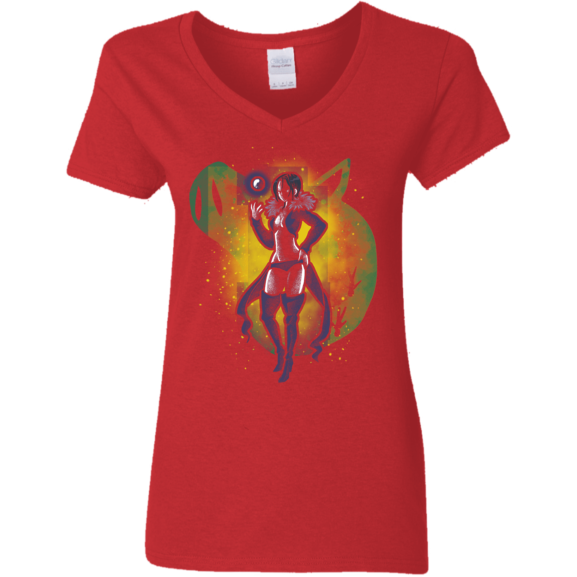 T-Shirts Red / S Gluttony Hero Women's V-Neck T-Shirt