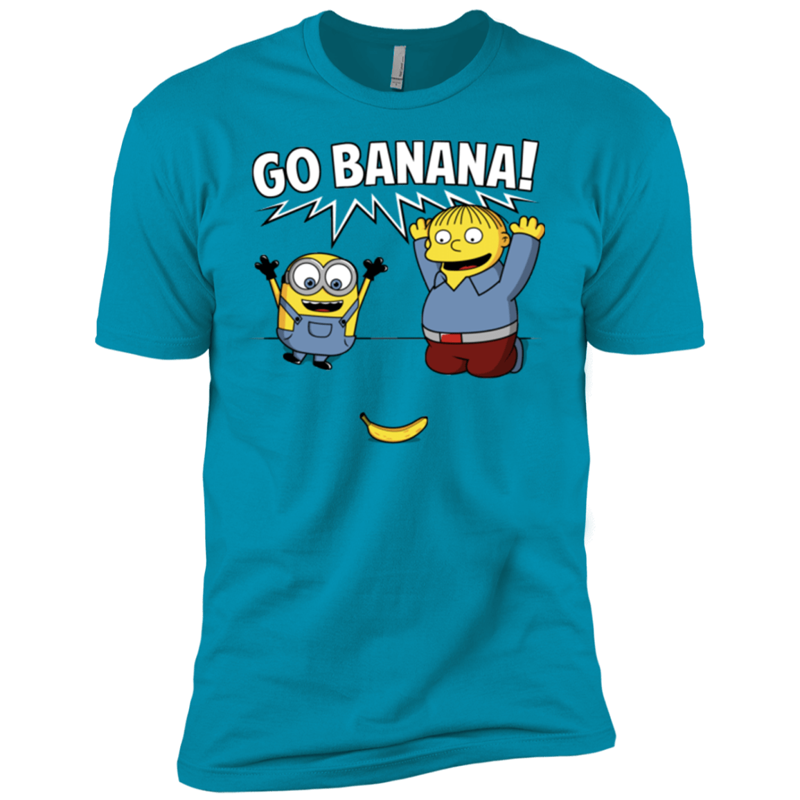 T-Shirts Turquoise / YXS Go Banana! Boys Premium T-Shirt