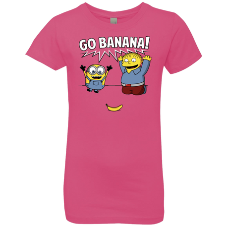 T-Shirts Hot Pink / YXS Go Banana! Girls Premium T-Shirt