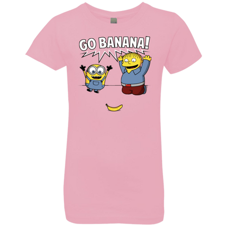 T-Shirts Light Pink / YXS Go Banana! Girls Premium T-Shirt