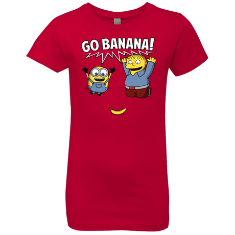 T-Shirts Red / YXS Go Banana! Girls Premium T-Shirt