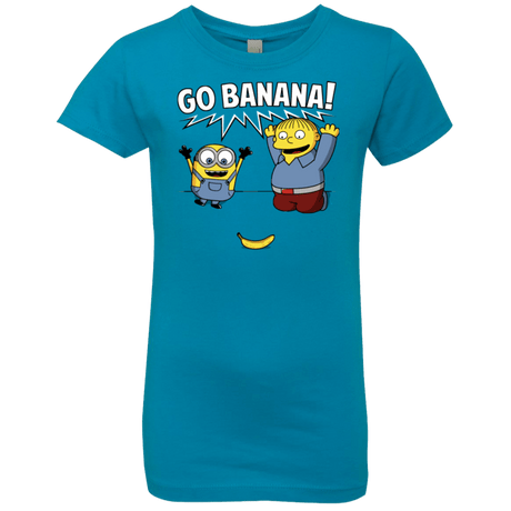 T-Shirts Turquoise / YXS Go Banana! Girls Premium T-Shirt