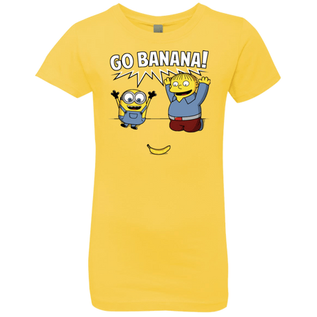 T-Shirts Vibrant Yellow / YXS Go Banana! Girls Premium T-Shirt