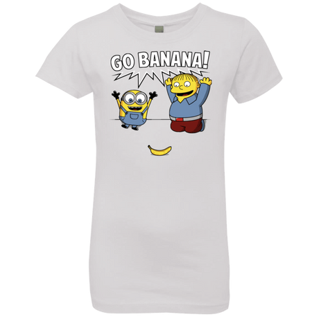 T-Shirts White / YXS Go Banana! Girls Premium T-Shirt