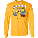 T-Shirts Gold / S Go Banana! Men's Long Sleeve T-Shirt