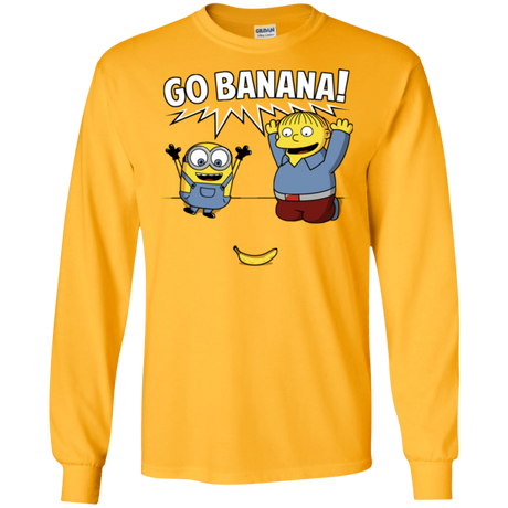 T-Shirts Gold / S Go Banana! Men's Long Sleeve T-Shirt