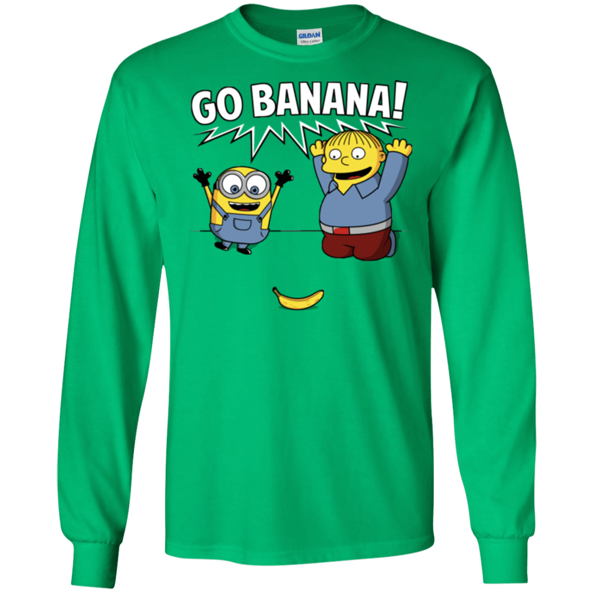 T-Shirts Irish Green / S Go Banana! Men's Long Sleeve T-Shirt