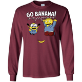 T-Shirts Maroon / S Go Banana! Men's Long Sleeve T-Shirt