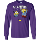 T-Shirts Purple / S Go Banana! Men's Long Sleeve T-Shirt