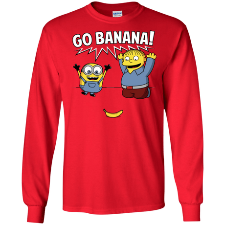 T-Shirts Red / S Go Banana! Men's Long Sleeve T-Shirt