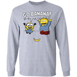 T-Shirts Sport Grey / S Go Banana! Men's Long Sleeve T-Shirt