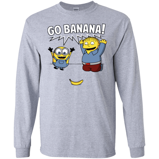 T-Shirts Sport Grey / S Go Banana! Men's Long Sleeve T-Shirt